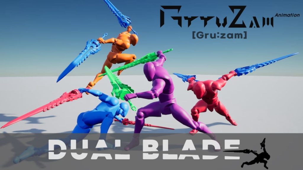 图片[2]1Li-Digital Art Education【UE资源】双刃动作动画包-Stylish Dual Blade Pack Action RPG & TPS & TopDown Game1Li-Digital Art Education1Li