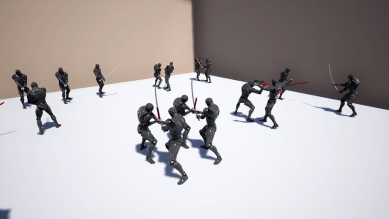 【UE资源】终极忍者动画包-Ultimate Ninja Anims1Li-Digital Art Education1Li