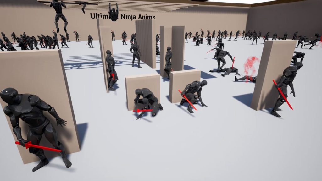 图片[8]1Li-Digital Art Education【UE资源】终极忍者动画包-Ultimate Ninja Anims1Li-Digital Art Education1Li