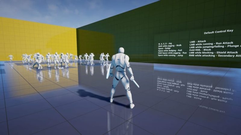 【UE资源】剑盾战斗风格动画包-Essential Sword & Shield Animation Pack1Li-Digital Art Education1Li