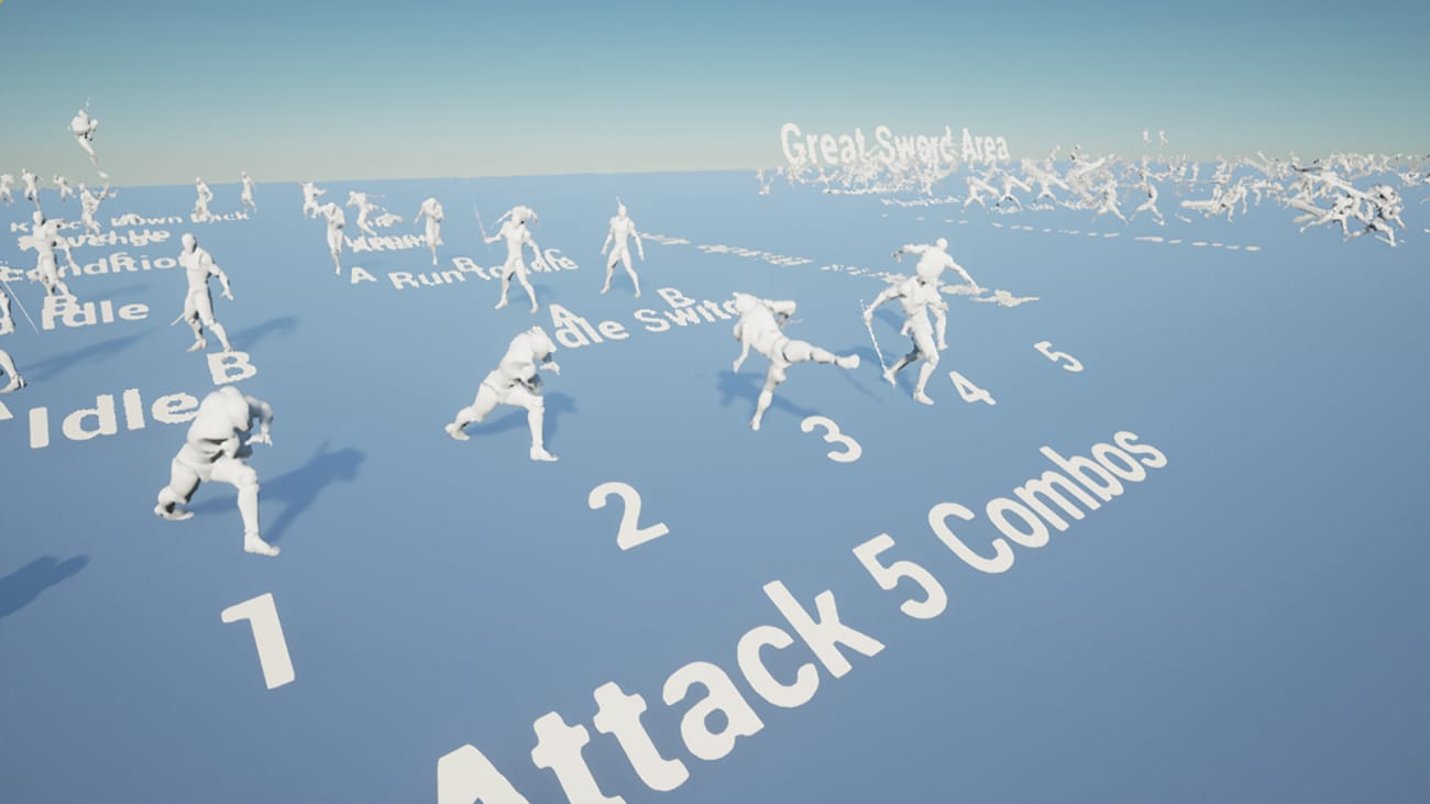图片[3]1Li-Digital Art Education【UE资源】刀剑对抗动画合集包-2 Assets Powerful Sword Pack1Li-Digital Art Education1Li
