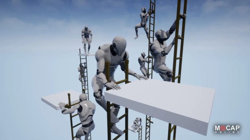 【UE资源】攀爬动作包-Ladder Pro - Mocap Pack1Li-Digital Art Education1Li
