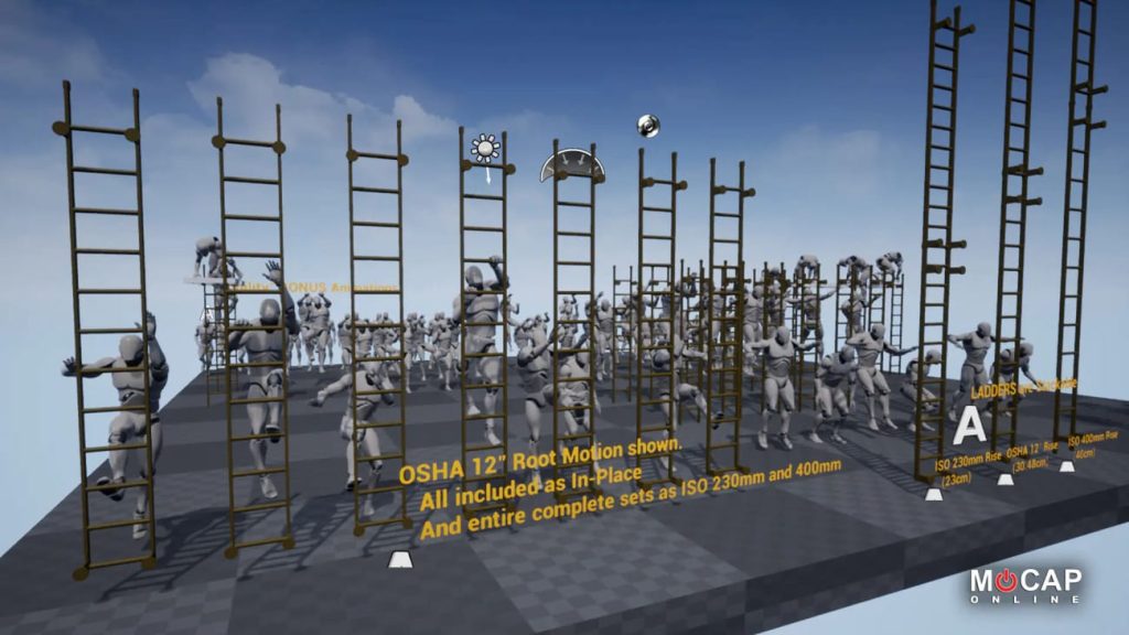 图片[5]1Li-Digital Art Education【UE资源】攀爬动作包-Ladder Pro - Mocap Pack1Li-Digital Art Education1Li