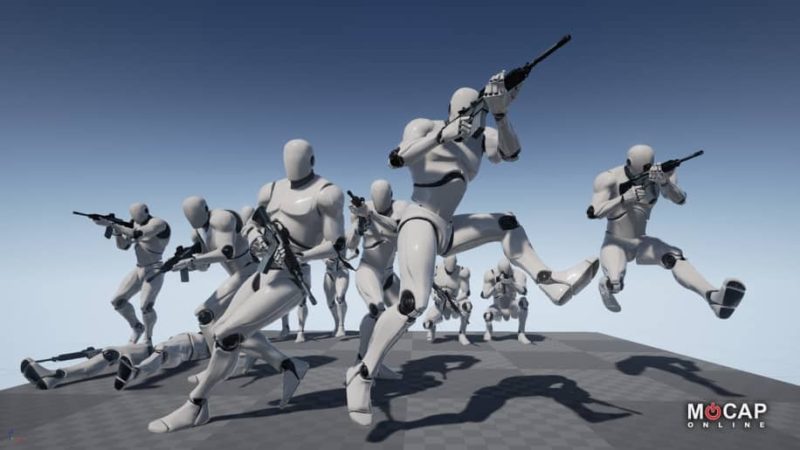 【UE资源】射击游戏动画包-Rifle Pro - MoCap Pack1Li-Digital Art Education1Li