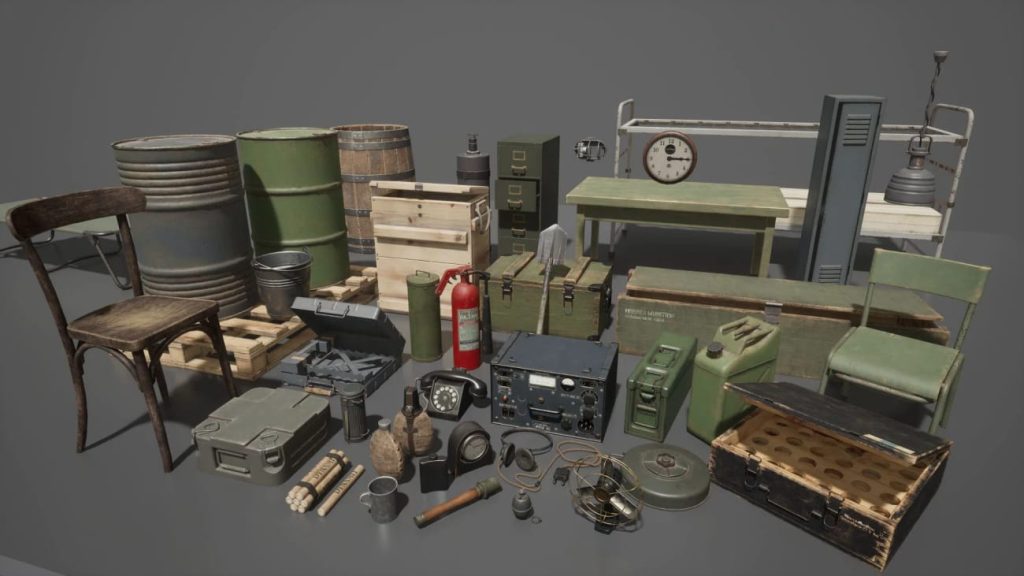 图片[5]1Li-Digital Art Education【UE资源】二战德国地堡资源-WW2 German Bunker1Li-Digital Art Education1Li
