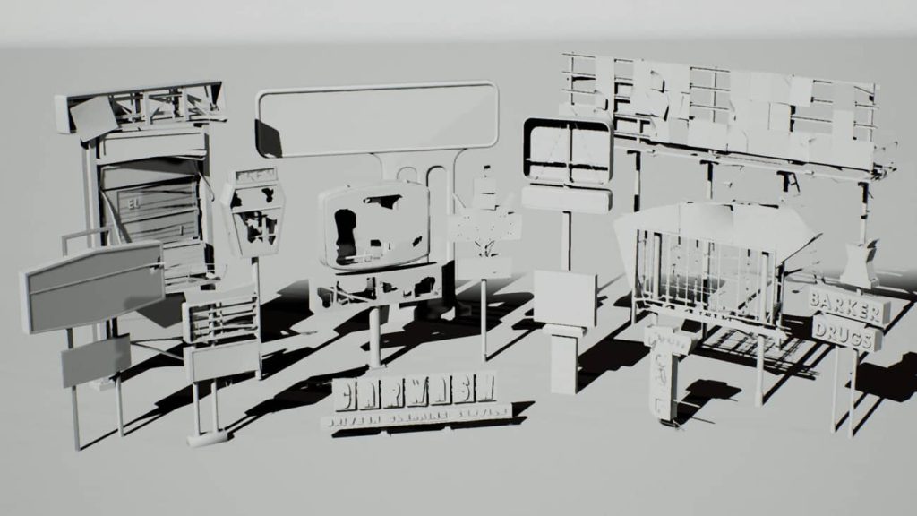 图片[2]1Li-Digital Art Education【翻译完结】【UE资源】世界末日后的场景-VOL 1-Post Apocalyptic Signs - VOL 11Li-Digital Art Education1Li