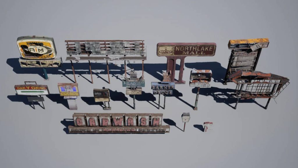 图片[6]1Li-Digital Art Education【翻译完结】【UE资源】世界末日后的场景-VOL 1-Post Apocalyptic Signs - VOL 11Li-Digital Art Education1Li