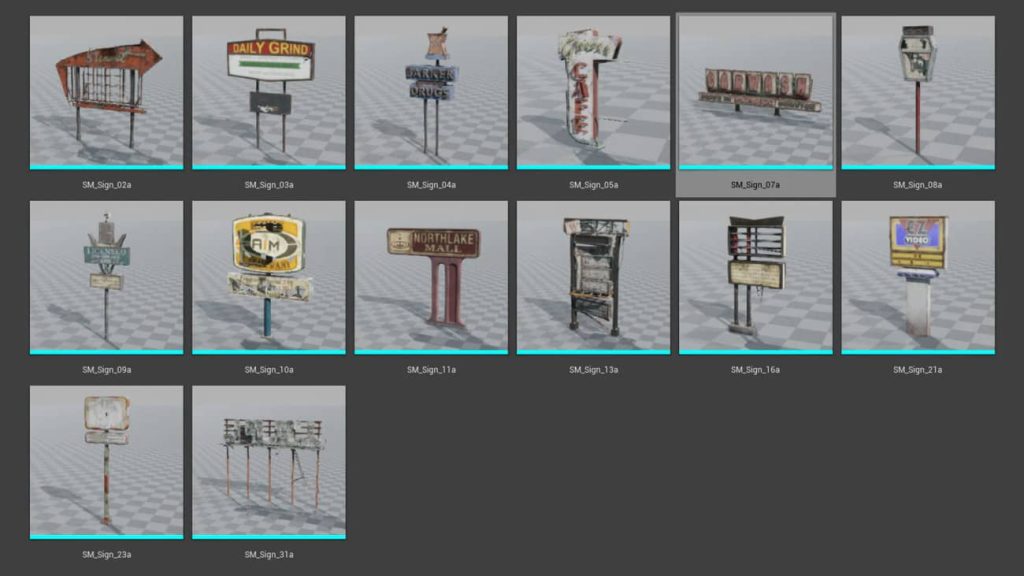 图片[1]1Li-Digital Art Education【翻译完结】【UE资源】世界末日后的场景-VOL 1-Post Apocalyptic Signs - VOL 11Li-Digital Art Education1Li