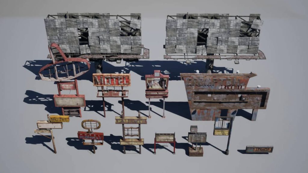 图片[1]1Li-Digital Art Education【UE资源】世界末日后的场景-VOL 2-Post Apocalyptic Signs - VOL 21Li-Digital Art Education1Li