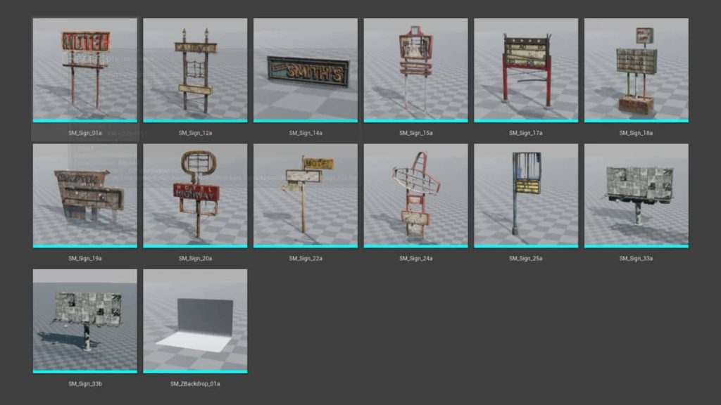 图片[4]1Li-Digital Art Education【UE资源】世界末日后的场景-VOL 2-Post Apocalyptic Signs - VOL 21Li-Digital Art Education1Li