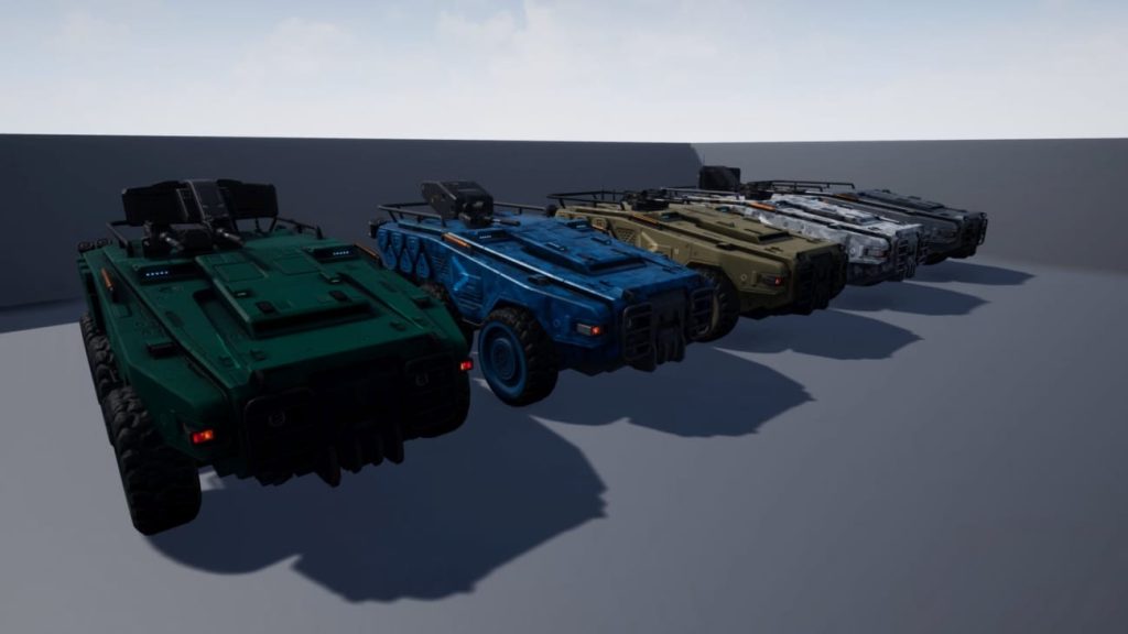 图片[4]1Li-Digital Art Education【UE资源】科幻军用装甲车-SciFi Military APC1Li-Digital Art Education1Li