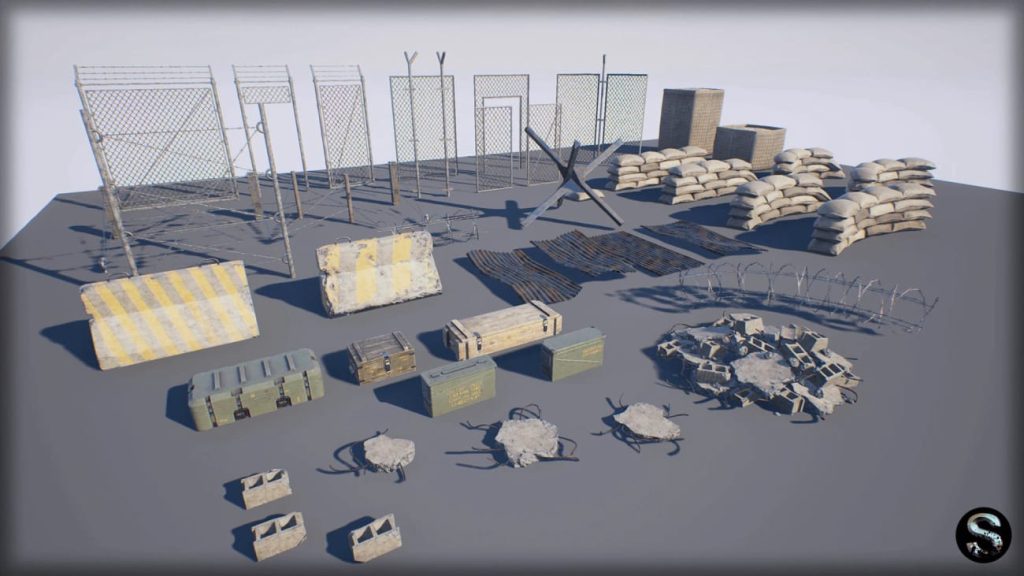 图片[2]1Li-Digital Art Education【UE资源】军事道具资源包-Military Props Pack1Li-Digital Art Education1Li