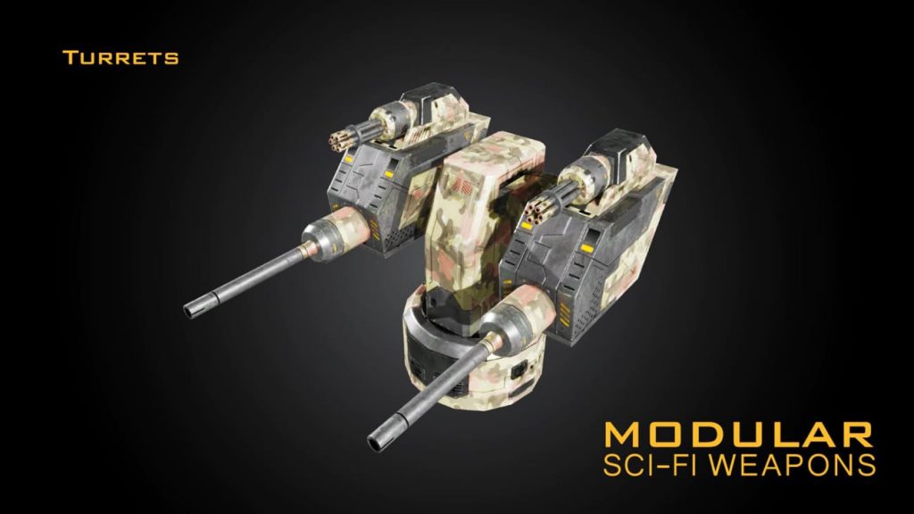 图片[3]1Li-Digital Art Education【UE资源】模块化科幻武器-Modular Sci-Fi Weapons1Li-Digital Art Education1Li