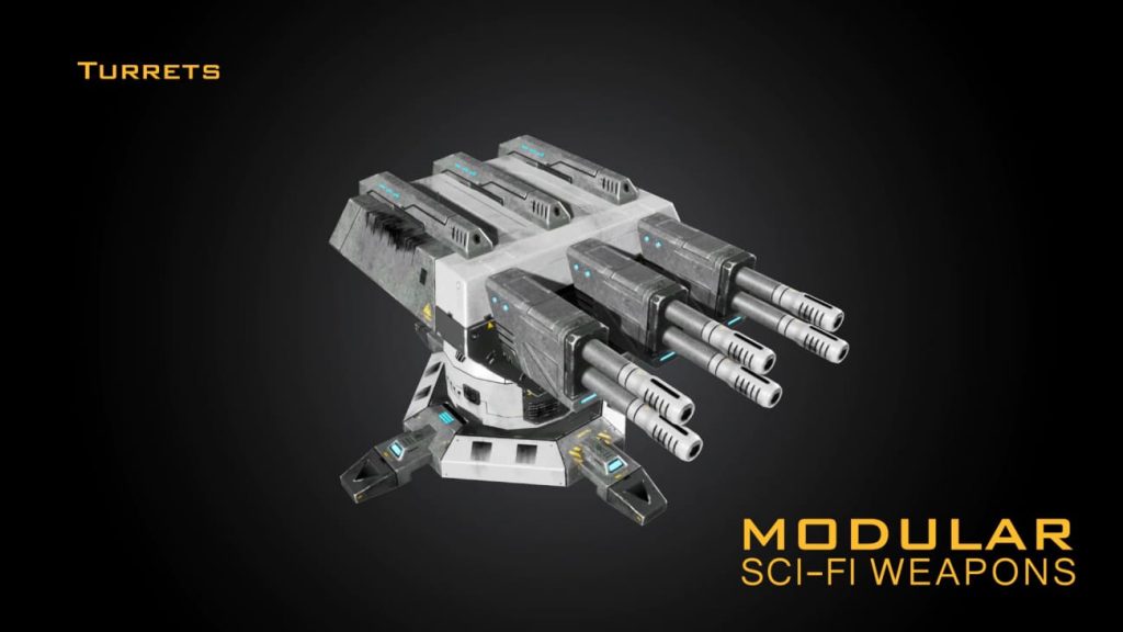 图片[6]1Li-Digital Art Education【UE资源】模块化科幻武器-Modular Sci-Fi Weapons1Li-Digital Art Education1Li