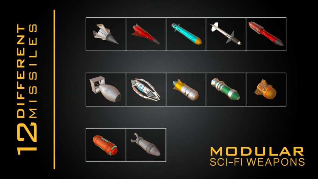 图片[7]1Li-Digital Art Education【UE资源】模块化科幻武器-Modular Sci-Fi Weapons1Li-Digital Art Education1Li