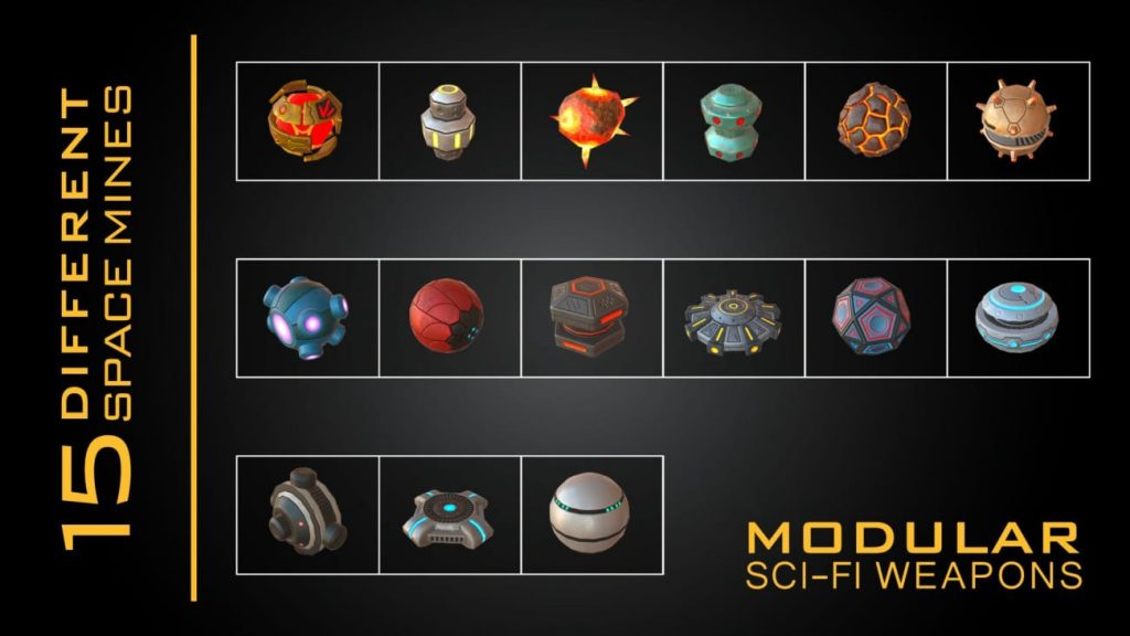 图片[4]1Li-Digital Art Education【UE资源】模块化科幻武器-Modular Sci-Fi Weapons1Li-Digital Art Education1Li