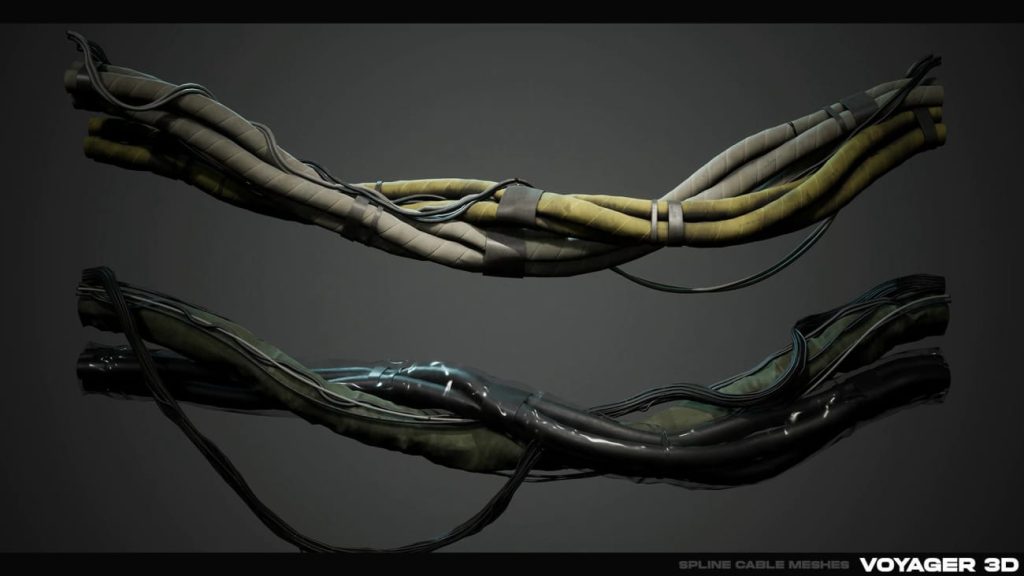 图片[2]1Li-Digital Art Education【UE资源】样条电缆合集包-Spline Cable Kit1Li-Digital Art Education1Li
