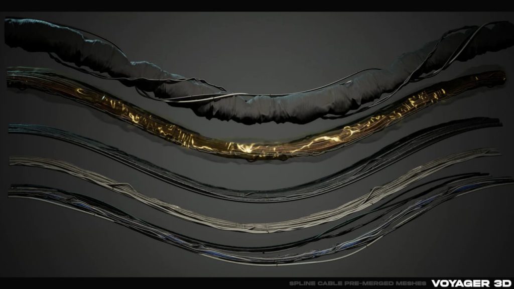 图片[7]1Li-Digital Art Education【UE资源】样条电缆合集包-Spline Cable Kit1Li-Digital Art Education1Li