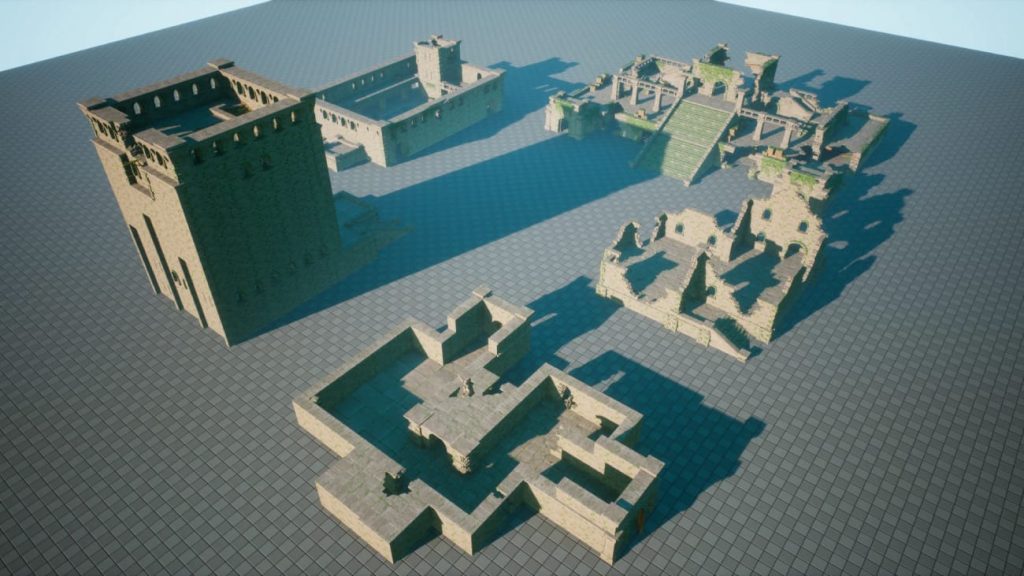 图片[1]1Li-Digital Art Education【UE资源】模块风格化废墟资源-Stylescape: Ruins1Li-Digital Art Education1Li