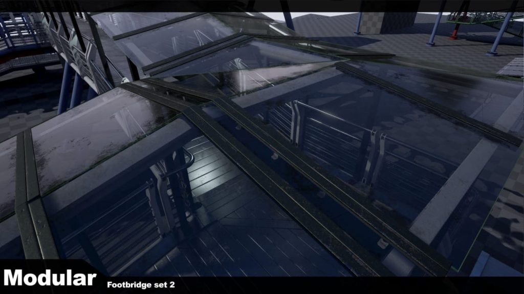 图片[6]1Li-Digital Art Education【UE资源】模块化人行天桥套装-Modular Footbridge Set 21Li-Digital Art Education1Li