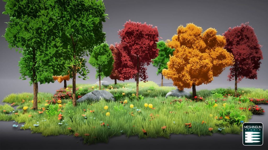 图片[2]1Li-Digital Art Education【UE资源】风格化植被包-Stylized Foliage Pack V.011Li-Digital Art Education1Li