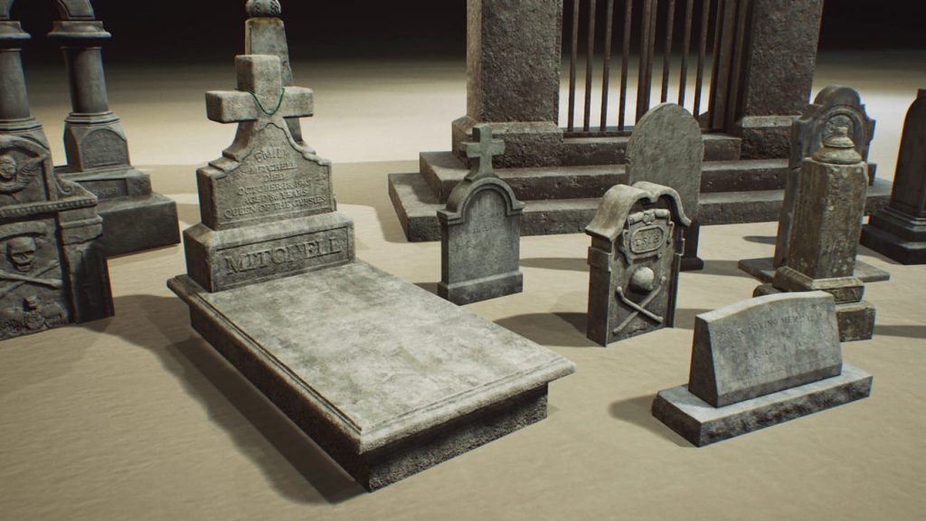 图片[2]1Li-Digital Art Education【UE资源】墓地资源包-Cemetery - VOL.11Li-Digital Art Education1Li