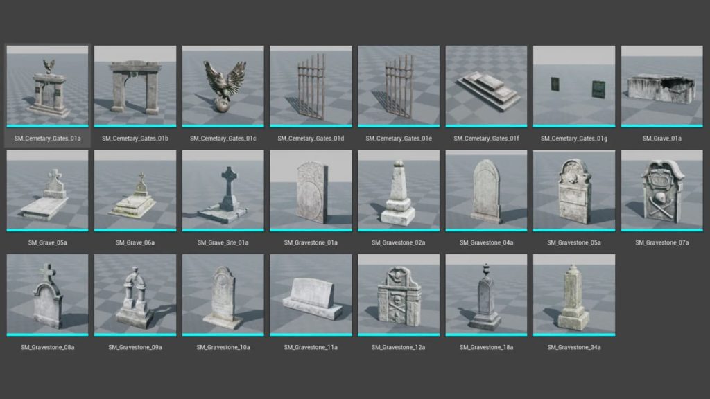 图片[3]1Li-Digital Art Education【UE资源】墓地资源包-Cemetery - VOL.11Li-Digital Art Education1Li