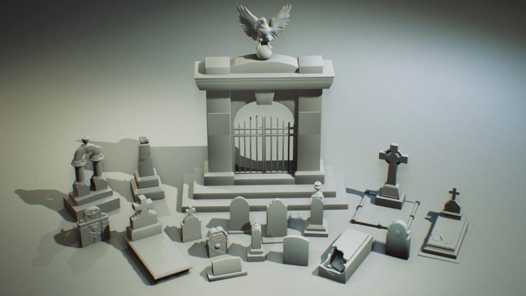 图片[6]1Li-Digital Art Education【UE资源】墓地资源包-Cemetery - VOL.11Li-Digital Art Education1Li