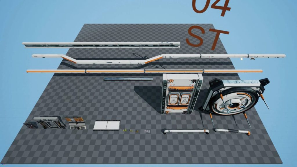 图片[7]1Li-Digital Art Education【UE资源】科幻太空站-Pro-TEK SciFi VR Space Station #31Li-Digital Art Education1Li