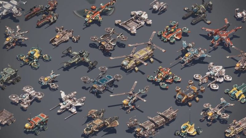 【UE资源】科幻车辆合集包-Sci-Fi Vehicle Constructor1Li-Digital Art Education1Li