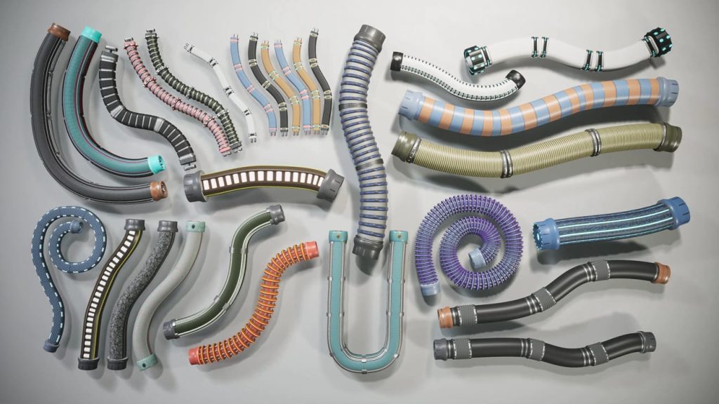 图片[3]1Li-Digital Art Education【UE资源】样条线科幻电缆-SciFi Spline Cables1Li-Digital Art Education1Li