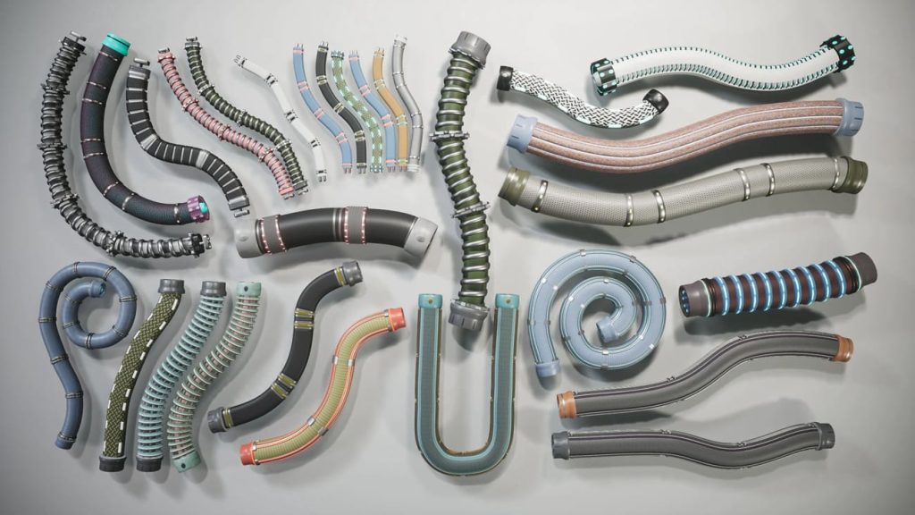 图片[1]1Li-Digital Art Education【UE资源】样条线科幻电缆-SciFi Spline Cables1Li-Digital Art Education1Li