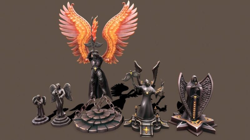 【UE资源】暗黑雕像-Dark Statues1Li-Digital Art Education1Li