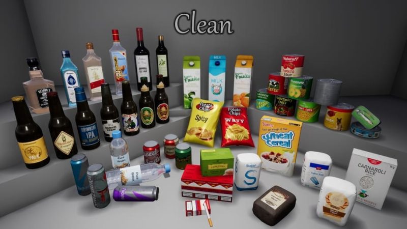 【UE资源】超市产品-1-Supermarket Product - Food and Drinks - Part 11Li-Digital Art Education1Li