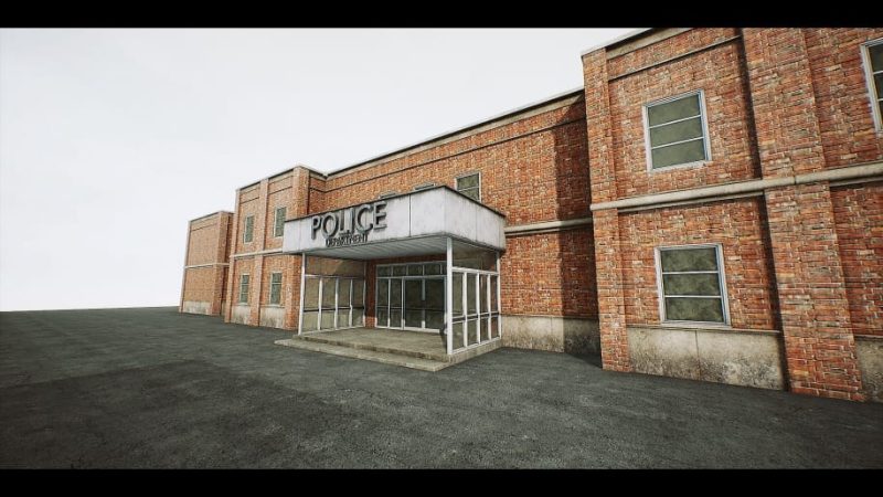 【UE资源】废弃的警察局环境资源-Abandoned Police Department1Li-Digital Art Education1Li