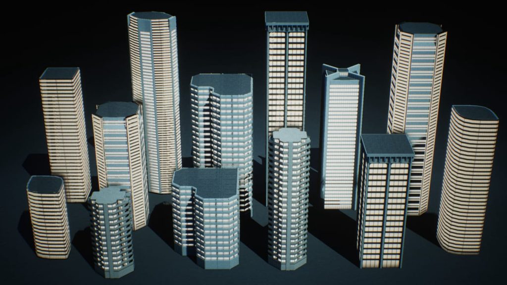 图片[8]1Li-Digital Art Education【UE资源】城市建筑物背景包-Urban Background Buildings - VOL.11Li-Digital Art Education1Li