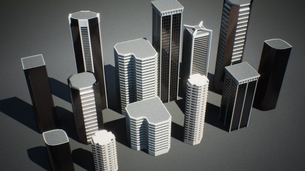 图片[4]1Li-Digital Art Education【UE资源】城市建筑物背景包-Urban Background Buildings - VOL.11Li-Digital Art Education1Li