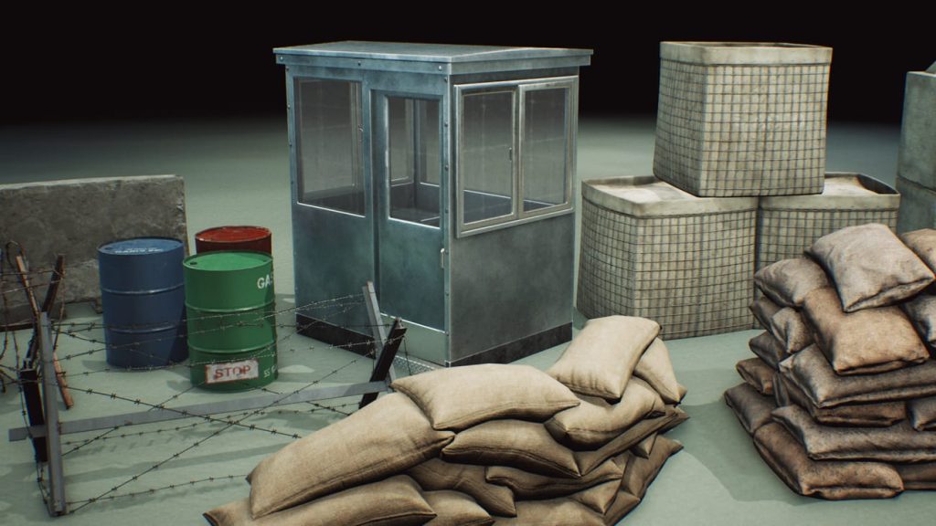 图片[3]1Li-Digital Art Education【UE资源】安全检查站军事物资-Military Supplies - VOL.3 - Security Checkpoint1Li-Digital Art Education1Li
