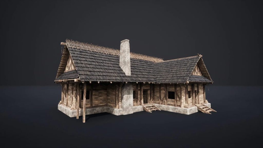 图片[1]1Li-Digital Art Education【UE资源】中世纪房屋-Enterable Medieval Houses and Cottages - v11Li-Digital Art Education1Li