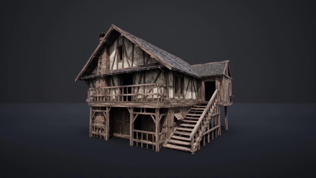图片[5]1Li-Digital Art Education【UE资源】中世纪房屋-Enterable Medieval Houses and Cottages - v11Li-Digital Art Education1Li
