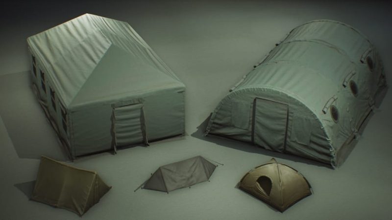 【UE资源】军事用品帐篷-Military Supplies - VOL.1 - Tents1Li-Digital Art Education1Li