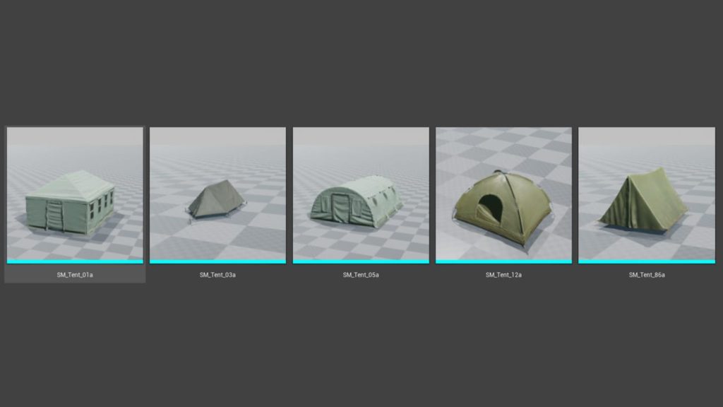 图片[6]1Li-Digital Art Education【UE资源】军事用品帐篷-Military Supplies - VOL.1 - Tents1Li-Digital Art Education1Li