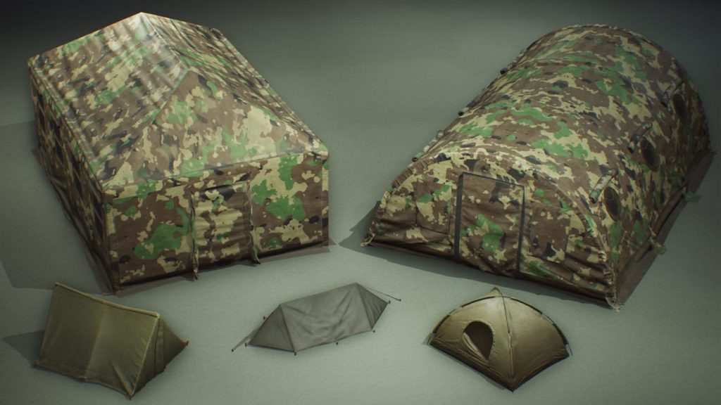 图片[2]1Li-Digital Art Education【UE资源】军事用品帐篷-Military Supplies - VOL.1 - Tents1Li-Digital Art Education1Li