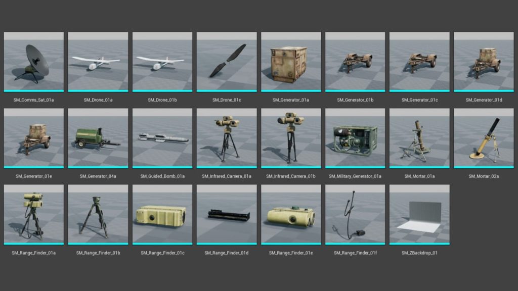 图片[2]1Li-Digital Art Education【UE资源】军事物资机器和装置-Military Supplies - VOL.5 - Machines and Devices1Li-Digital Art Education1Li