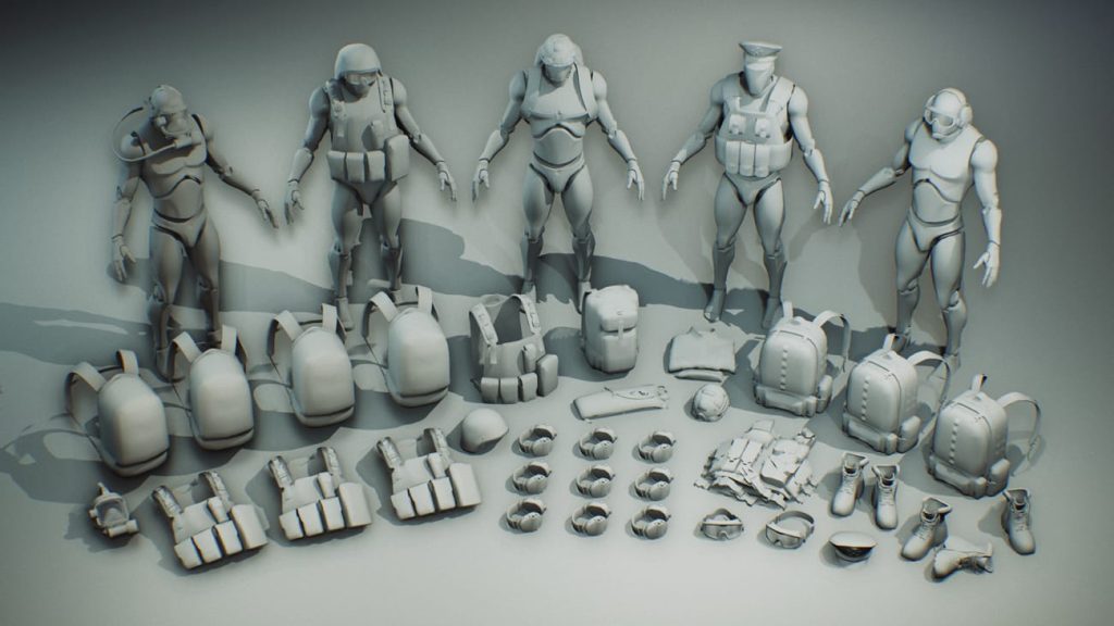 图片[6]1Li-Digital Art Education【UE资源】军事服装与背包-Military Supplies - VOL.2 - Clothing and Bags1Li-Digital Art Education1Li