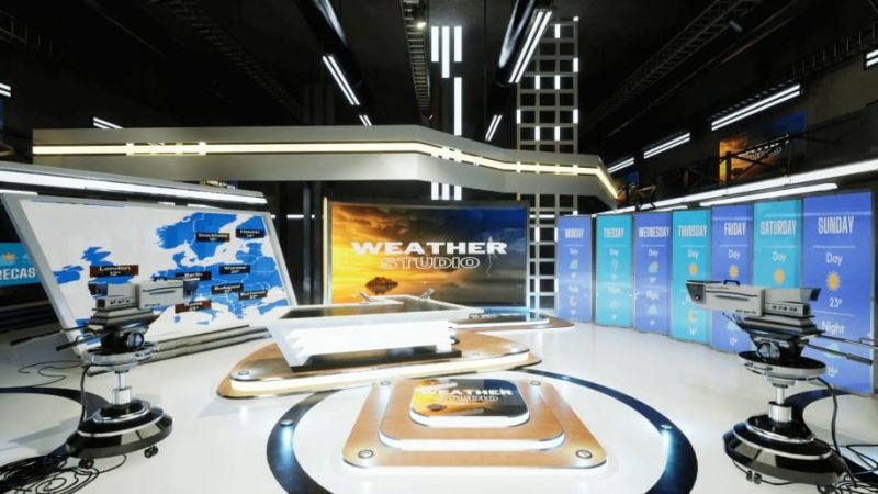 【UE资源】气象台工作室-Weather TV Studio1Li-Digital Art Education1Li
