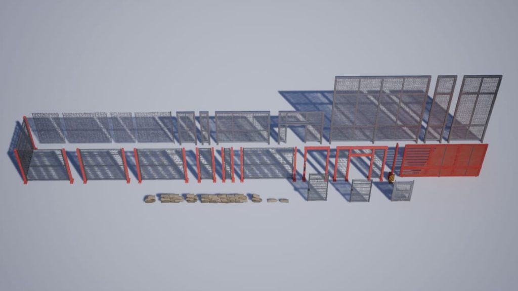 图片[1]1Li-Digital Art Education【UE资源】安全围栏和屏障-Industrial VOL.2 - Security Fences and Barriers1Li-Digital Art Education1Li
