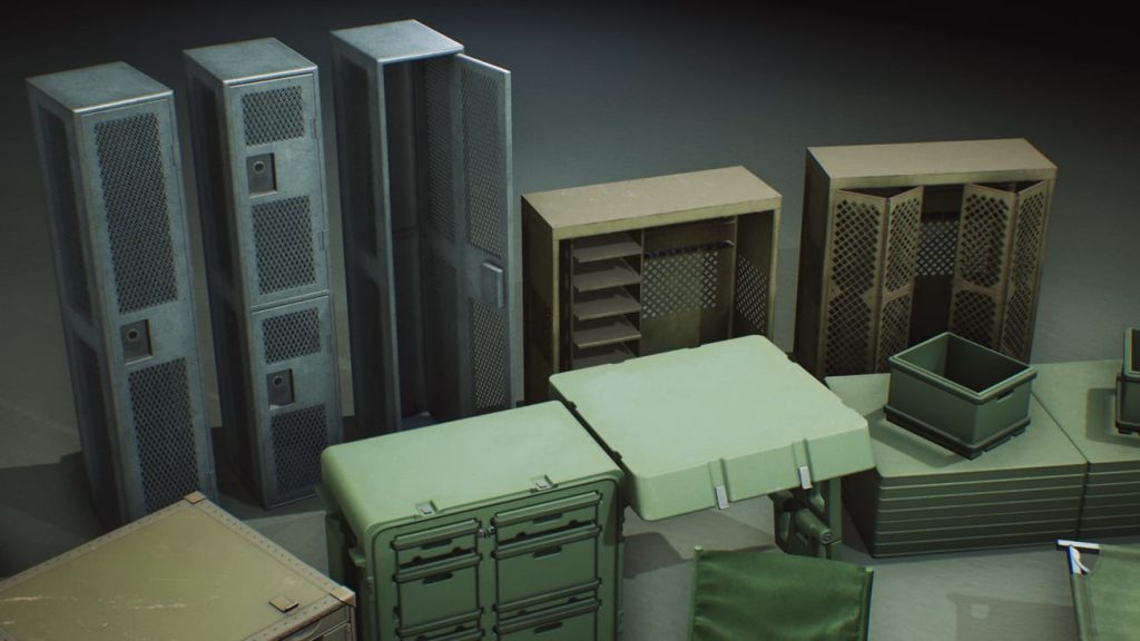 图片[1]1Li-Digital Art Education【UE资源】军事物资包-Military Supplies - VOL.4 - Furniture1Li-Digital Art Education1Li