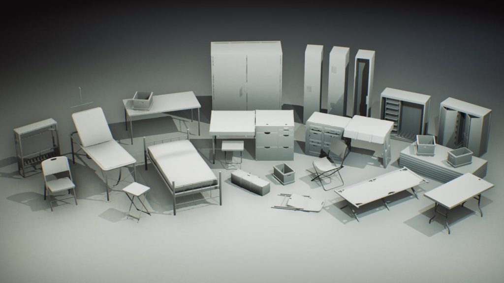 图片[6]1Li-Digital Art Education【UE资源】军事物资包-Military Supplies - VOL.4 - Furniture1Li-Digital Art Education1Li