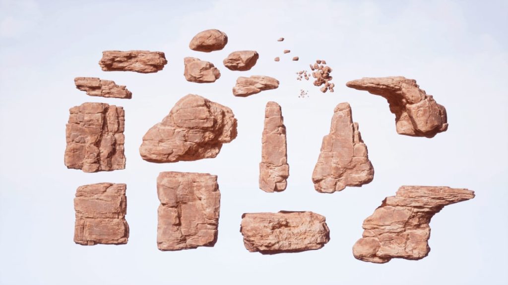 图片[2]1Li-Digital Art Education【UE资源】沙漠悬崖岩石包-Desert Cliff and Rock Collection1Li-Digital Art Education1Li